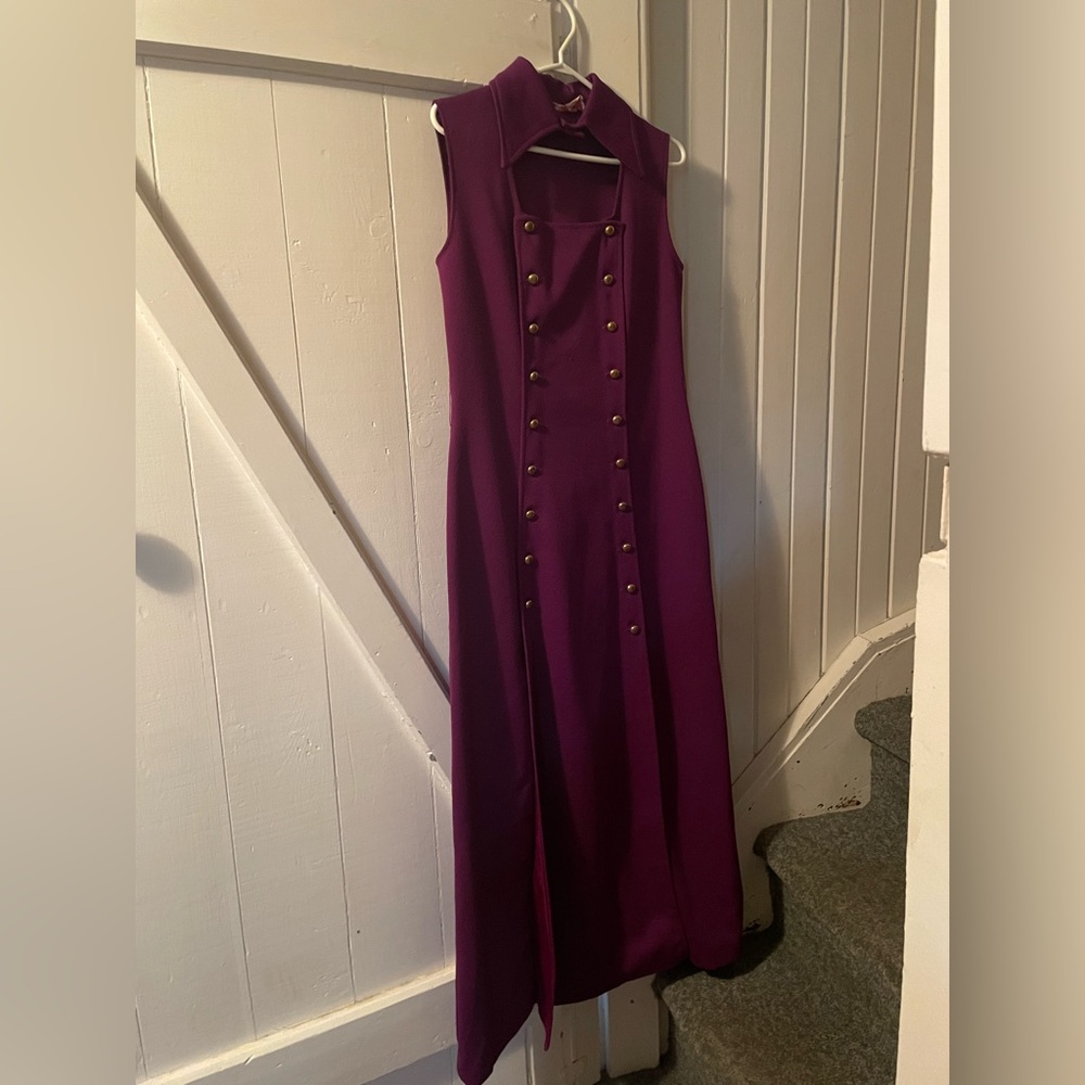 LINDA - Stunning True Vintage Purple Dress - Montreal Designer